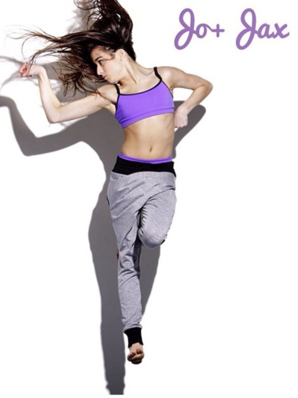 NEW Jo+Jax Girl's slouch pants Heather Gray Large 12-14